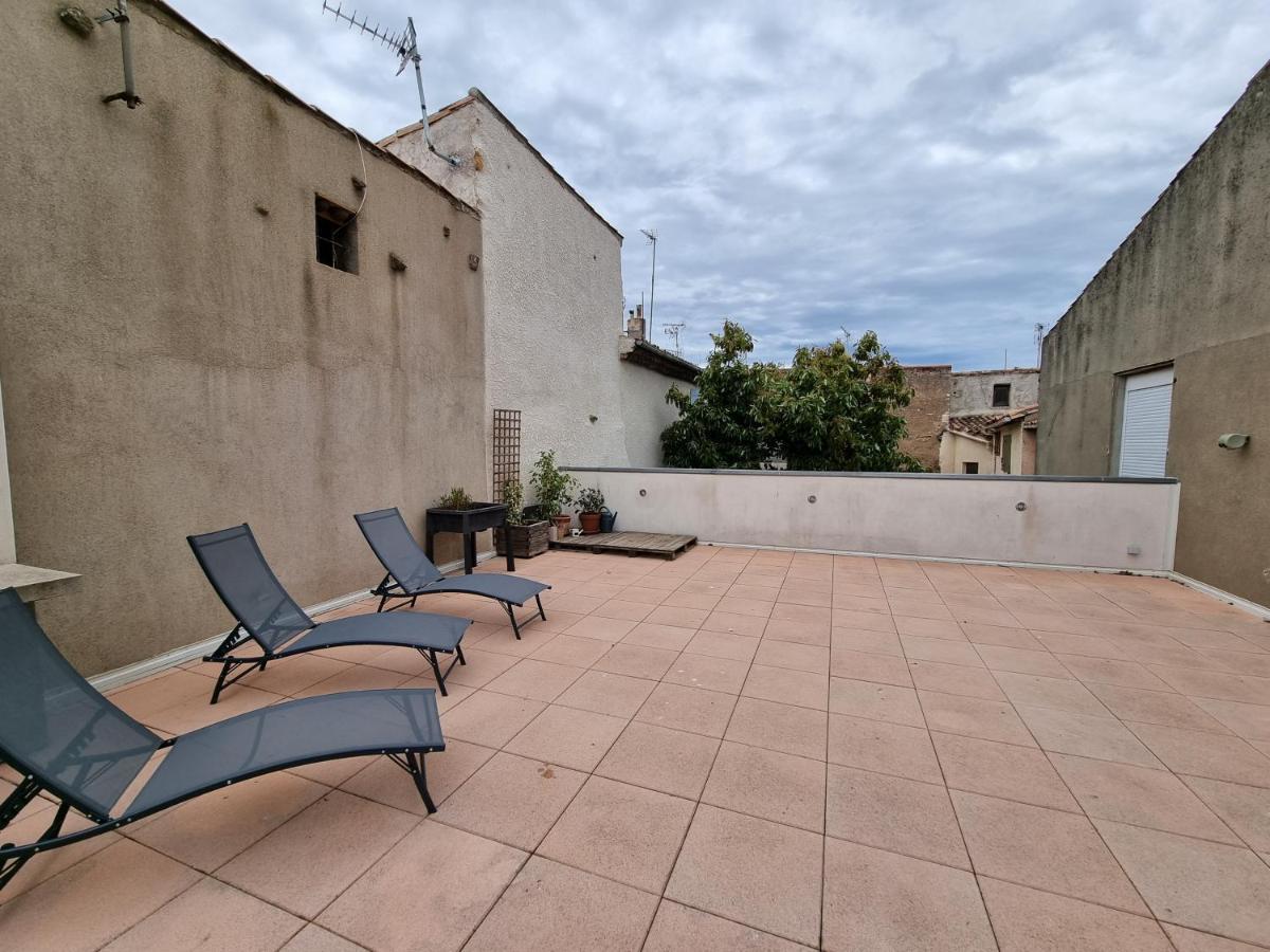 T4- Terrasse 50M², Garage, Centre-Ville Narbona Exterior foto